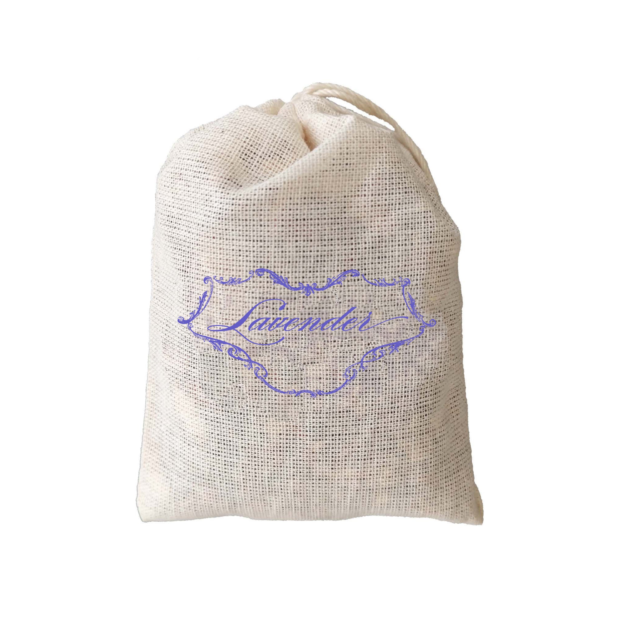 Linen Lavender Sachet - Drawstring