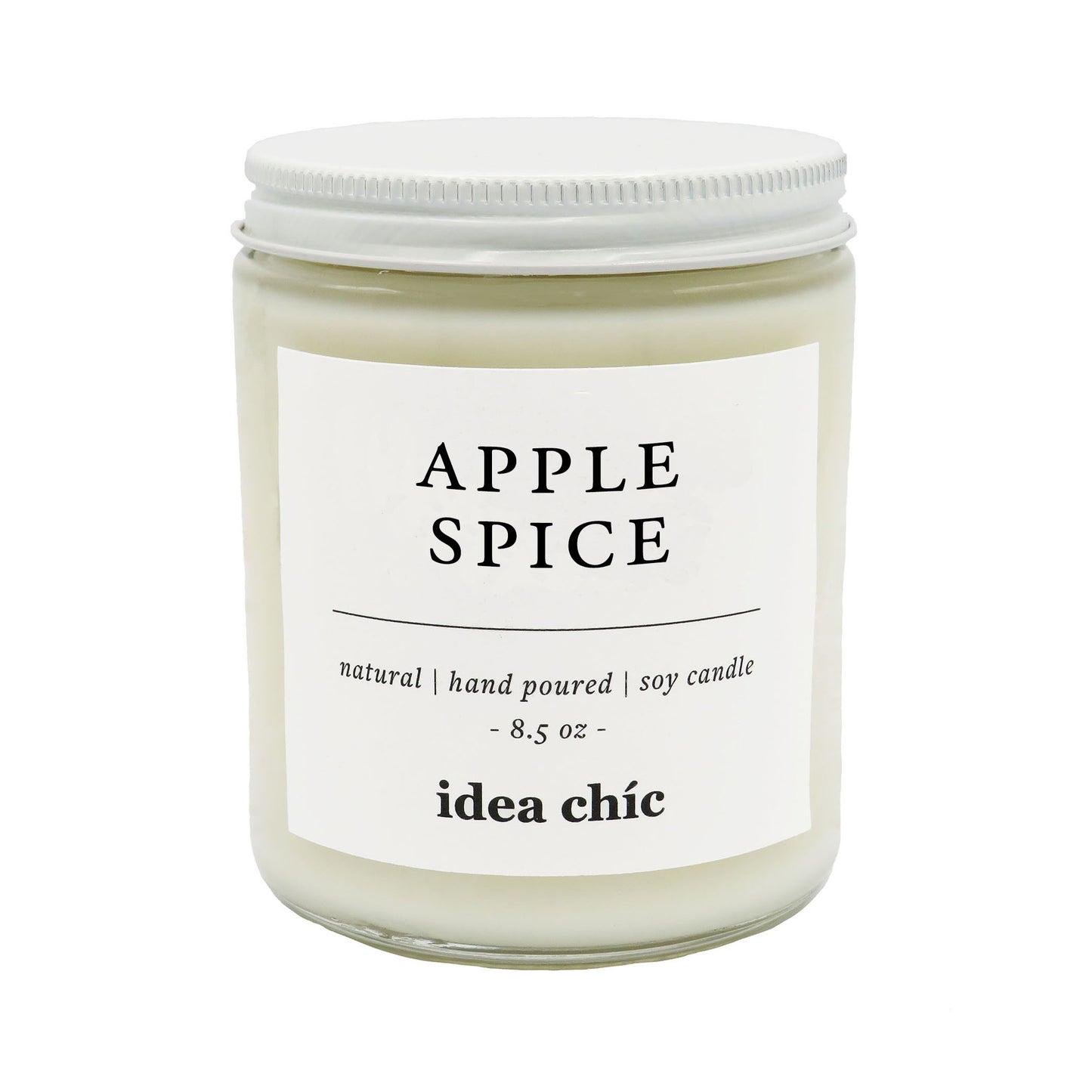 8.5 oz. Apple Spice Candle Glass Jar