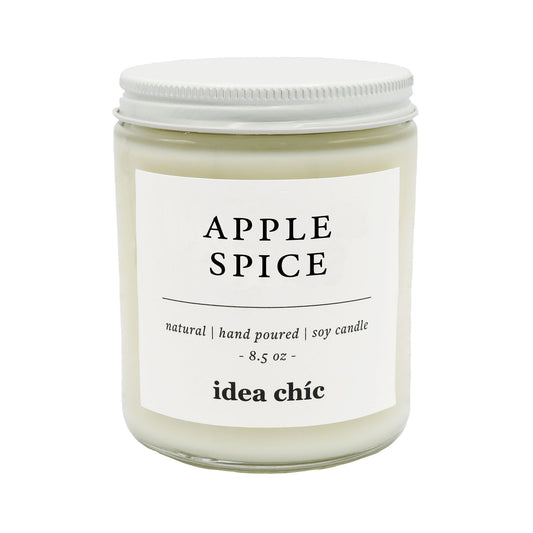 8.5 oz. Apple Spice Candle Glass Jar