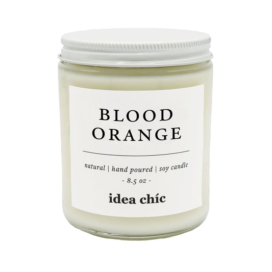 8.5 oz. Blood Orange Candle Glass Jar