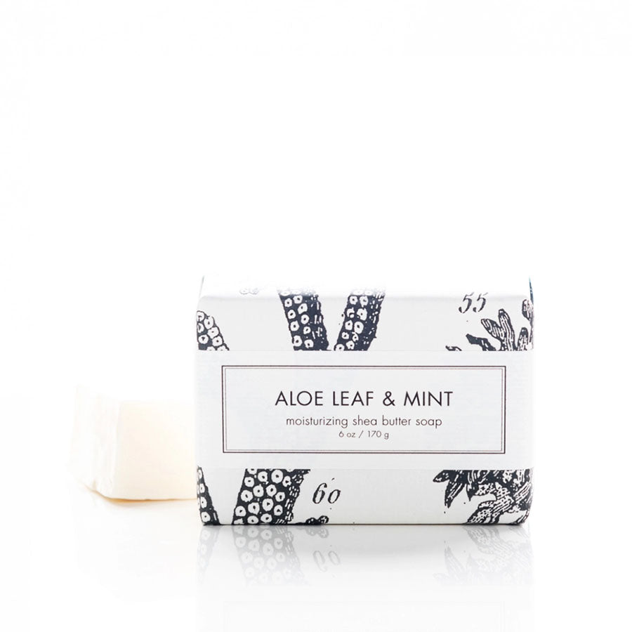 Aloe Leaf & Mint Shea Butter Bar Soap