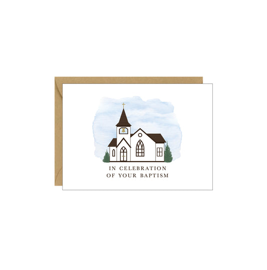 Enclosure Card - In Celebration of Your Baptism Chapel - 4 pack