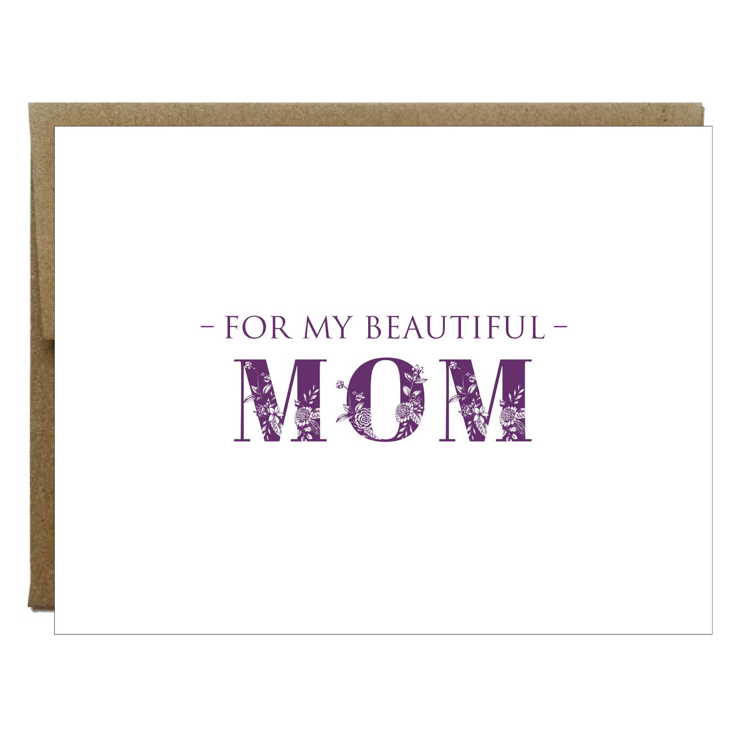 For My Beautiful Mom Flowering Greeting Card Idea Chíc