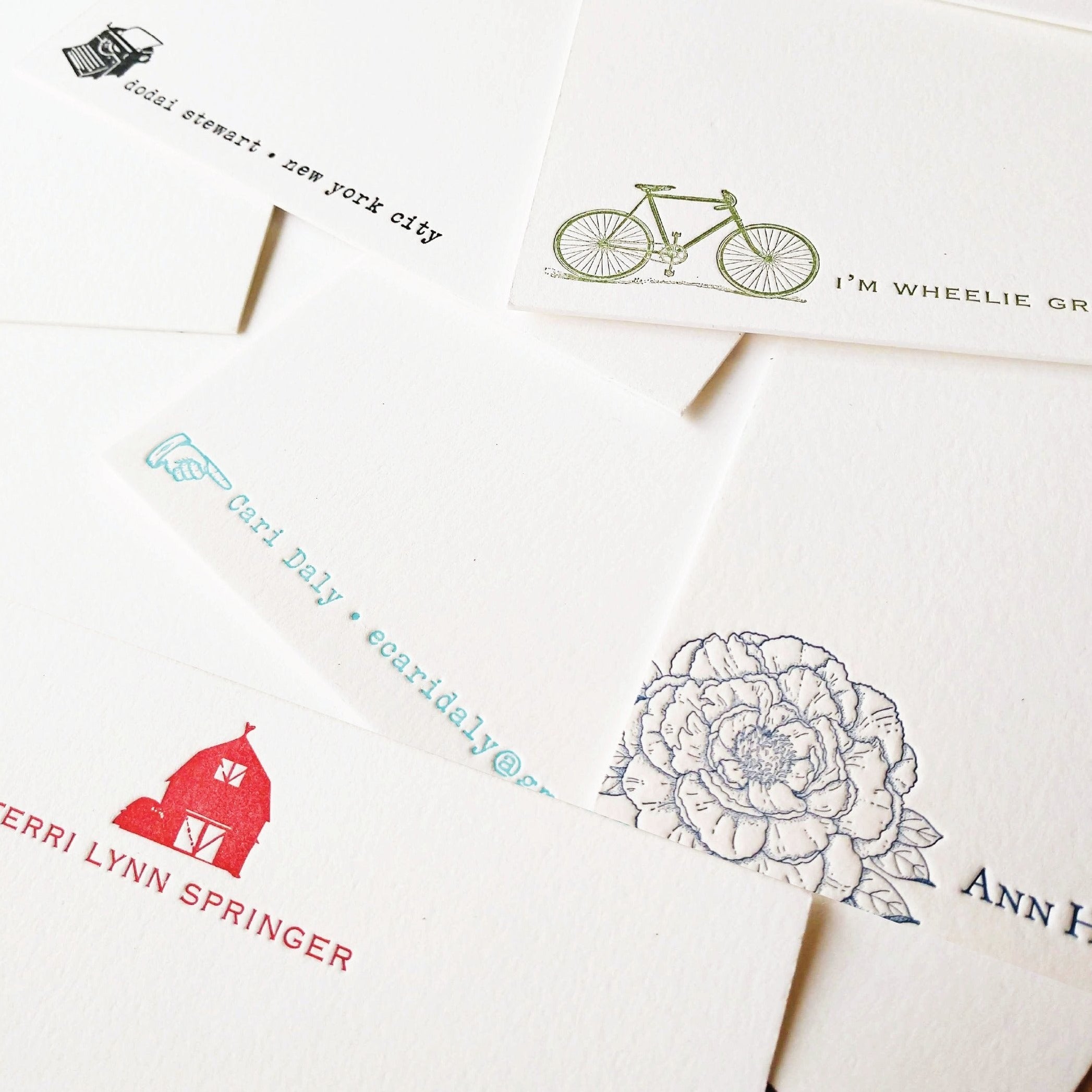 Personalized Letterpress Stationery - Print on Demand 2024 Custom Stationery